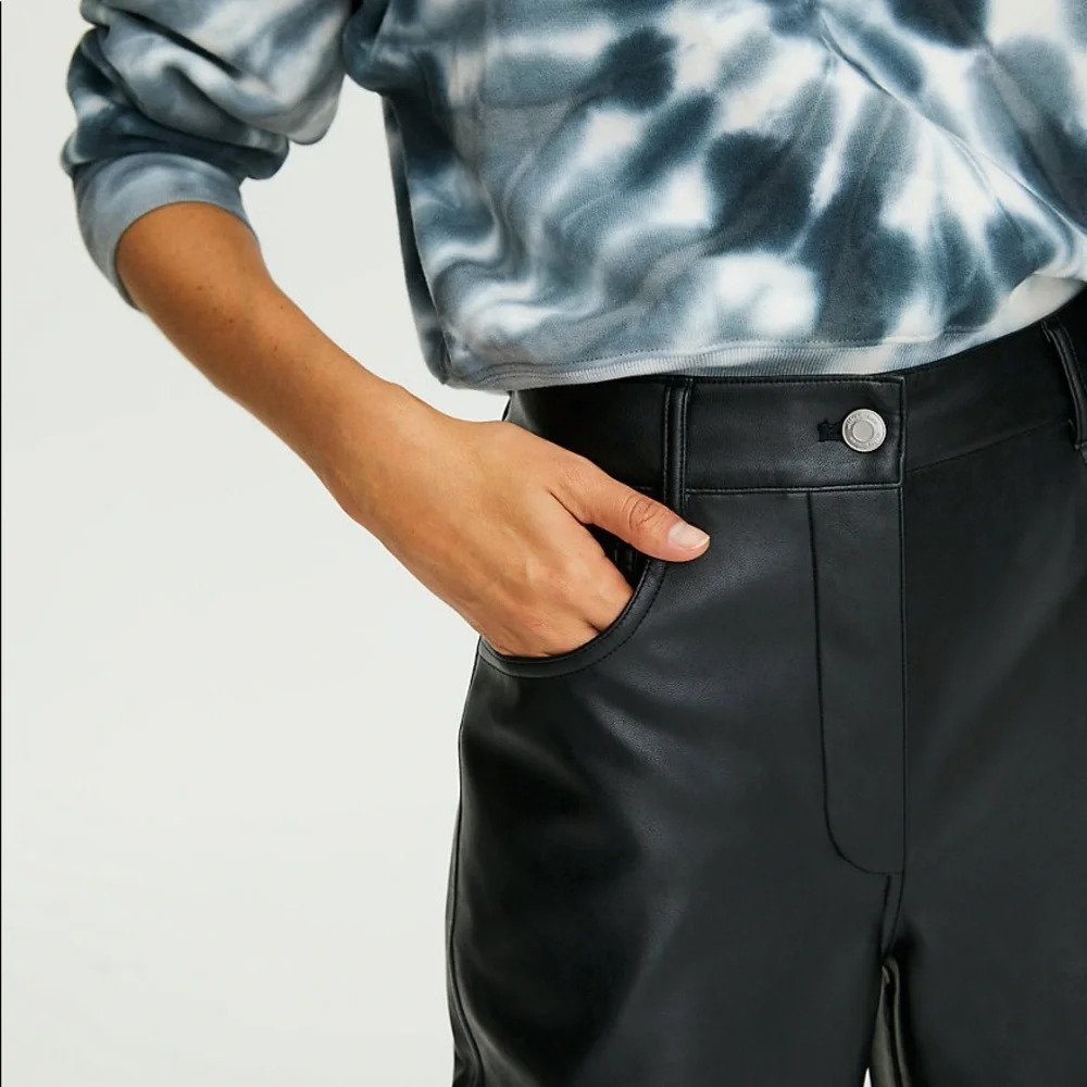 Aritzia Black High-Waisted Pants - Picture 7 of 8